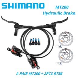 Original Shimano MT200 MTB Mountain Bike Hydraulic Disc Brake Left Front Right Rear 145CM Rotor RT56 RT54 RT26 RT30 HS1 G3 160MM