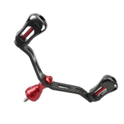 EKFan 115MM Fishing Carbon Double Handles 35G For Dawa Shmano Spinning Reel DIY
