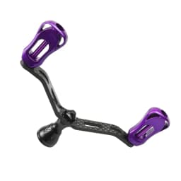 EKFan 115MM Fishing Carbon Double Handles 35G For Dawa Shmano Spinning Reel DIY