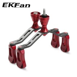 EKFan 115MM Fishing Carbon Double Handles 35G For Dawa Shmano Spinning Reel DIY