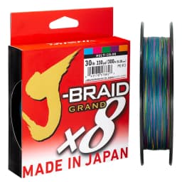 Original DAIWAJ-BRAID GRAND Fishing Line 300M 8 Strands Braided PE Line Fishing Tackle 10 16 20 30 40 60 80 100LB Made in Japan