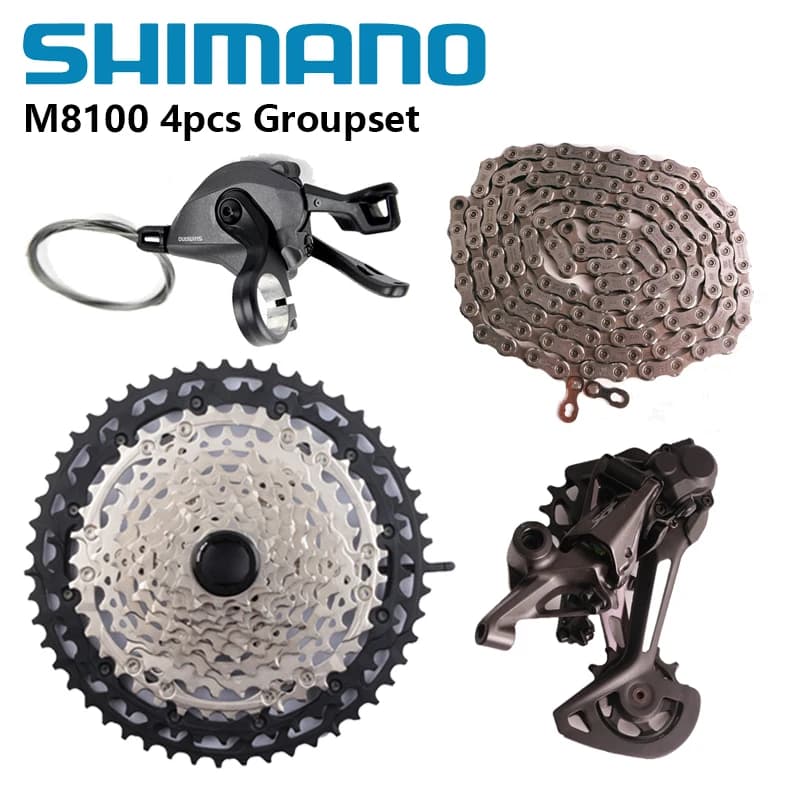 Shimano XT M8100 4PCS 12s Groupset Shifter+Rear Derailleur+Chain Sunrace CSMZ901 CSMZ903 Sunhine Cassette 46T 51T