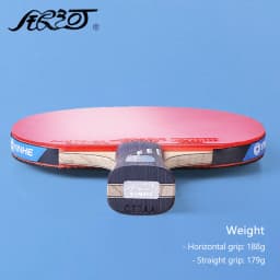 Yinhe 10-star Ping Pong Racket 10B Carbon Offensive Pingpong Table Tennis Racket for Intermediate Quick Attack with Fine Control