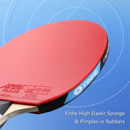 Yinhe 10-star Ping Pong Racket 10B Carbon Offensive Pingpong Table Tennis Racket for Intermediate Quick Attack with Fine Control