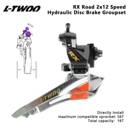 LTWOO RX Disc 2x12 Speed Road Bike Hydraulic Disc Brake Groupset Carbon & Alloy Version Capability with R7170 R8170