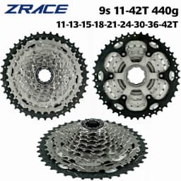 ZRACE Bicycle Cassette 9 Speed MTB Bike Freewheel 11-40T / 11-42T, 9s CASSETTE