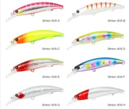 Tsurinoya 8pcs 90mm 37g Sinking Minnow Artificial Baits Long Casting Fishing Lures Goods Jerkbait Freshwater Stream Saltwater