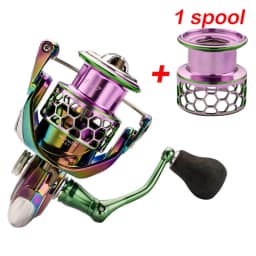 Fishing Reel 1000-6000 5.2:1 9+1BB Fishing Reels MAX Drag 10-25KG Power Spinning Reel Metal body Reel For Seawater Reel