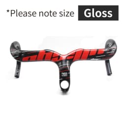 ULLICYC-Integrated Carbon Road Bicycle Handlebar, T800, 28.6mm, Gloss/Matte, Internal Routing, Superlight Bike Accessories