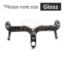 ULLICYC-Integrated Carbon Road Bicycle Handlebar, T800, 28.6mm, Gloss/Matte, Internal Routing, Superlight Bike Accessories