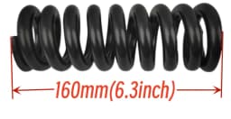 Suitable for spring 35MM bicycle shock absorber DNM RCP-2S&RCP-2AR with length 110MM-130MM-160MM