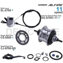 SHIMANO ALFINE 11-speed S700 Groupset Shifter SL-S700 Internal Geared Rear Hub SG-S7001-11 CS-S700 CJ-S700 Original Parts