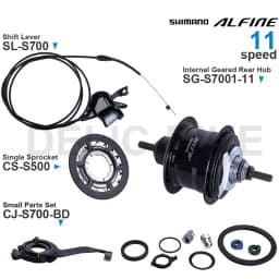 SHIMANO ALFINE 11-speed S700 Groupset Shifter SL-S700 Internal Geared Rear Hub SG-S7001-11 CS-S700 CJ-S700 Original Parts
