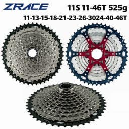 ZRACE Bicycle Cassette 11 Speed MTB Bike Freewheel 11-46T / 11-50T / 11-52T Aluminum Alloy Bracket, 11s CASSETTE
