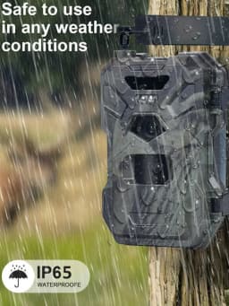HC-880Pro 4G Trail Camera 30MP 2K Resolution Night Vision Hunting Wildlife Game Monitoring Camera 120 Degree Field of View