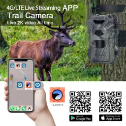 HC-880Pro 4G Trail Camera 30MP 2K Resolution Night Vision Hunting Wildlife Game Monitoring Camera 120 Degree Field of View