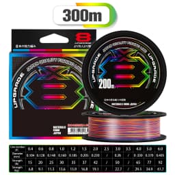 Japan Original Xbraid Upgrade X8 Multicolor High Quality Multifilament Line Super Strong Saltwater Fishing Line 1000M/500M/300M