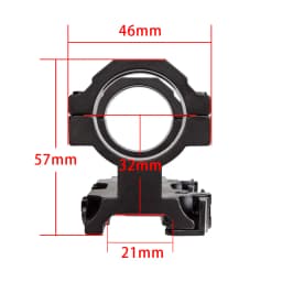 Marcool Tactical 25.4/30mm One-piece Ring Mount with Quick Release Aluminum Alloy Mount