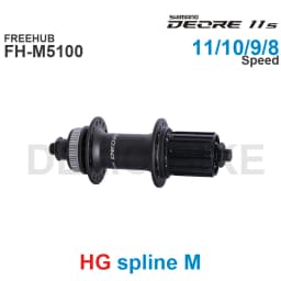 SHIMANO DEORE M5130 HUB Front Hub HB-M5100 Rear FREEHUB FH-M5100 HG Spline M 8 9 10 11 Speed Quick Release Original Parts