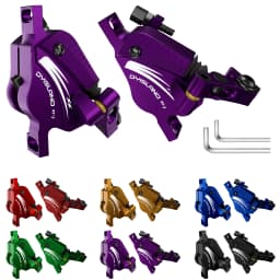DYISLAND Electric Bike Line Pulling Oil Pressure Calipers Mountain Bike Line Pulling Hydraulic Disc Brake Calipers
