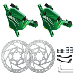 DYISLAND Electric Bike Line Pulling Oil Pressure Calipers Mountain Bike Line Pulling Hydraulic Disc Brake Calipers