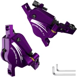 DYISLAND Electric Bike Line Pulling Oil Pressure Calipers Mountain Bike Line Pulling Hydraulic Disc Brake Calipers