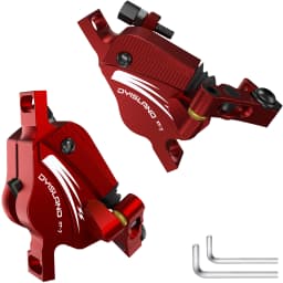 DYISLAND Electric Bike Line Pulling Oil Pressure Calipers Mountain Bike Line Pulling Hydraulic Disc Brake Calipers