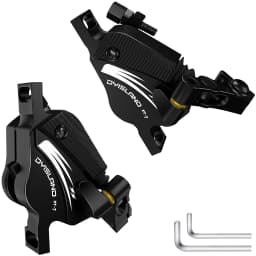 DYISLAND Electric Bike Line Pulling Oil Pressure Calipers Mountain Bike Line Pulling Hydraulic Disc Brake Calipers