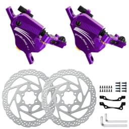 DYISLAND Electric Bike Line Pulling Oil Pressure Calipers Mountain Bike Line Pulling Hydraulic Disc Brake Calipers