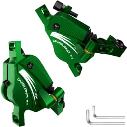 DYISLAND Electric Bike Line Pulling Oil Pressure Calipers Mountain Bike Line Pulling Hydraulic Disc Brake Calipers