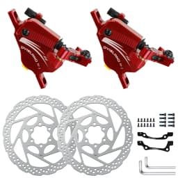 DYISLAND Electric Bike Line Pulling Oil Pressure Calipers Mountain Bike Line Pulling Hydraulic Disc Brake Calipers