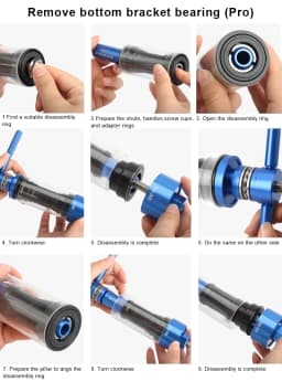 Bicycle Bottom Bracket Bearing Remove Install Tool For MTB Road Bike BB Press Fit 24mm 30mm BB86 BB30 BB92 PF30 Repair Kit