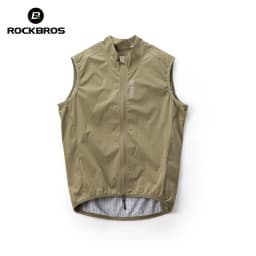 ROCKBROS Windproof Cycling Vest Lightweight Breathable Bicycle Gilet for Men Women Packable Windbreaker Spring Summer Riding