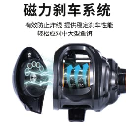 ARTSEA New Baitcasting Reel Magnetic Braking System Fishing Wheel 204g 5KG Max Drag 8+1BBs 7.2:1 High Speed