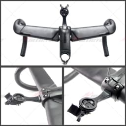 ULLICYC Areo2 Road bicycle racing Matte/Gloss full carbon handlebar internal cable carbon bike handlebar 31.8*400/420/440mm