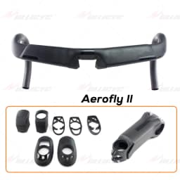 ULLICYC Areo2 Road bicycle racing Matte/Gloss full carbon handlebar internal cable carbon bike handlebar 31.8*400/420/440mm