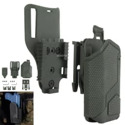 Right Hand Tactical Gun Holster Universal Shooting Hunting Pistol Holder Use with X300U-A Flashlight for SIG SAUER WALTHER