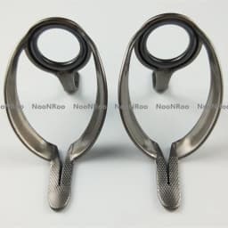 NooNRoo-HBSG Guide Set with SIC Ring, Fishing Rod Repair Guide, Heavy Duty, Saltwater Casting, Boat, Building, HB, 8Pcs, Bag