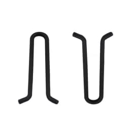 1000pcs Carp Fishing Tackle Terminal Matt Black Lead Weight Mould Eye Loops Clips Bent Head U-shape Clip Fishing Goods Pesca