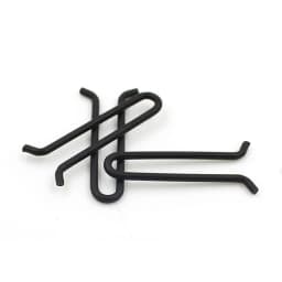 1000pcs Carp Fishing Tackle Terminal Matt Black Lead Weight Mould Eye Loops Clips Bent Head U-shape Clip Fishing Goods Pesca