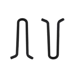 1000pcs Carp Fishing Tackle Terminal Matt Black Lead Weight Mould Eye Loops Clips Bent Head U-shape Clip Fishing Goods Pesca