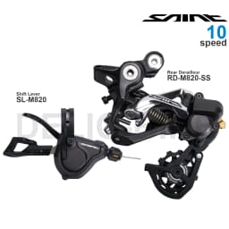 SHIMANO SAINT M820 10 Speed Groupset with Shifter SL-M820 and Rear Derailleur RD-M820 10-speed Original Parts