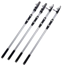 BIUTIFU Telescopic Surf One-Two Fishing Rod 3.9/4.2/4.5/5.0/5.3m 30T Carbon Spinning Power 60-200g Throw Surfcasting Shore Pole