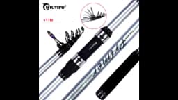 BIUTIFU Telescopic Surf One-Two Fishing Rod 3.9/4.2/4.5/5.0/5.3m 30T Carbon Spinning Power 60-200g Throw Surfcasting Shore Pole
