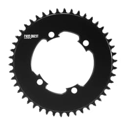PASS QUEST 107BCD Bicycle Chainring 42T-58T Close Disc Black Chainwheel Narrow Wide Teeth forAXS Sprocket for Sram FORForce Aero