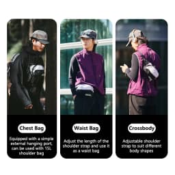 Naturehike Hydrogen Series 5L Crossbody Chest Bag Outdoor Casual Shoulder Satchel Portable Waterproof Waist Bag Cycling Running