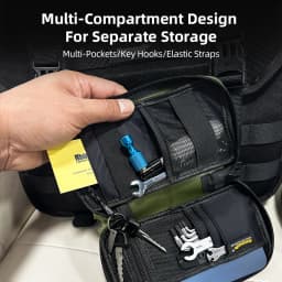 Rhinowalk Riding Pouch Waterproof Lightweight Cycling Handbag Clothing Pack Quick Release Riding Portable Tool Bag Case