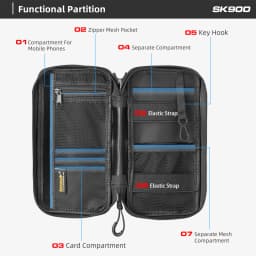 Rhinowalk Riding Pouch Waterproof Lightweight Cycling Handbag Clothing Pack Quick Release Riding Portable Tool Bag Case