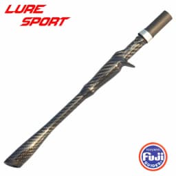 LureSport 3K Woven Carbon Unibody 35cm Cast Reel Seat Grip Handle Triangular Butt FUJI KDPS16 Rod Building Component Repair DIY