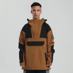 Gsou-Snow -30℃ Ski Jacket for Men and Women Hooded Sweater Reflective Trend Skiing Thickened Warmth Waterproof Ski Jacket Pant